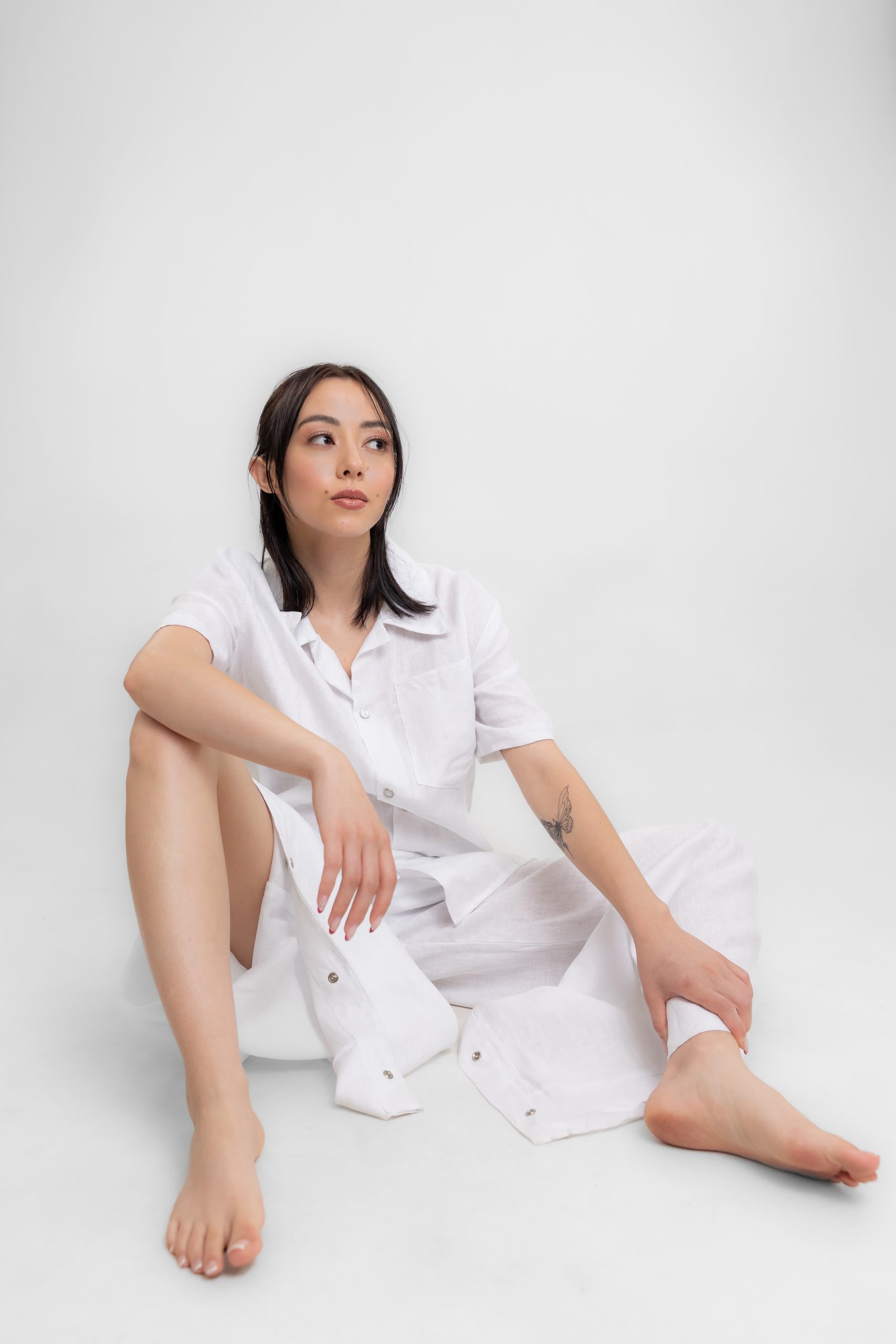 Linen Button Up Pants Unisex - Image 5