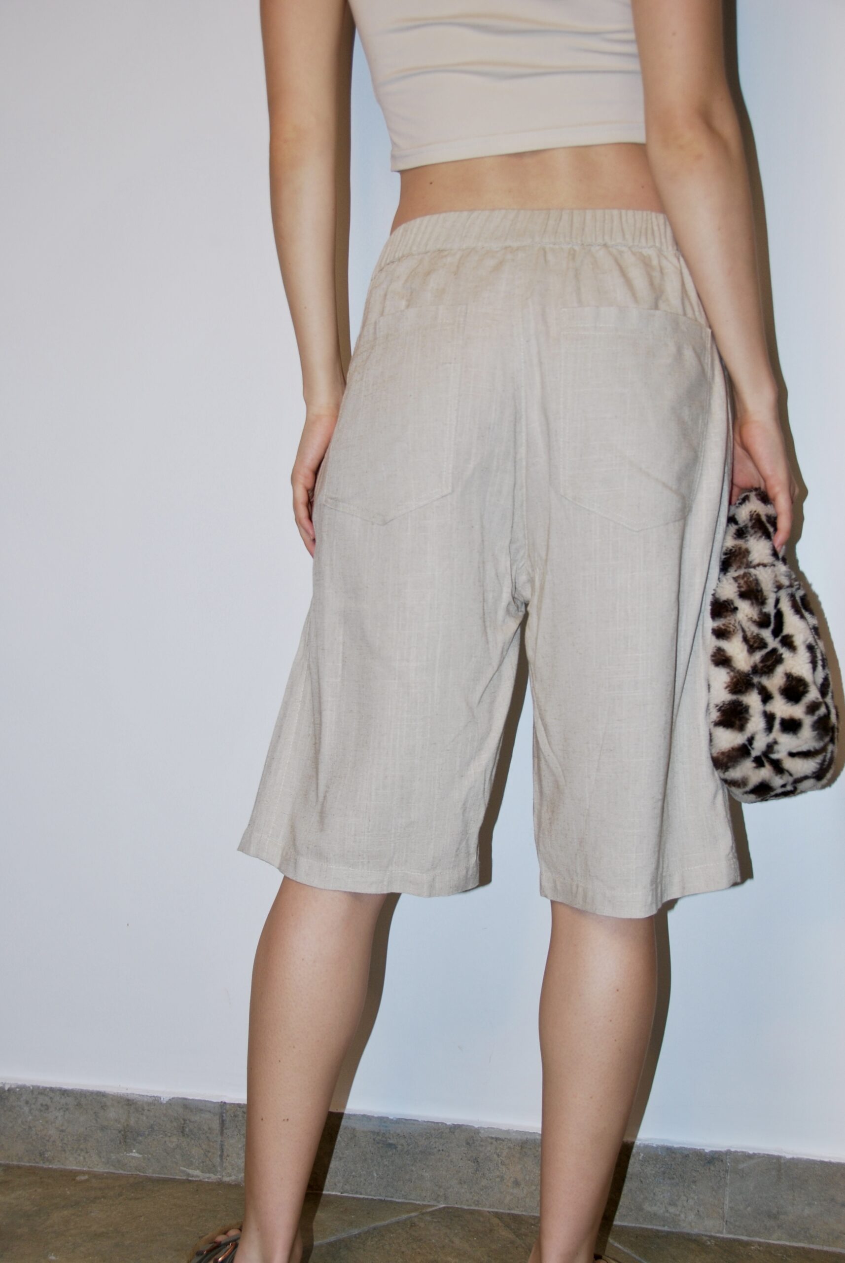 Linen Jorts Unisex - Image 3