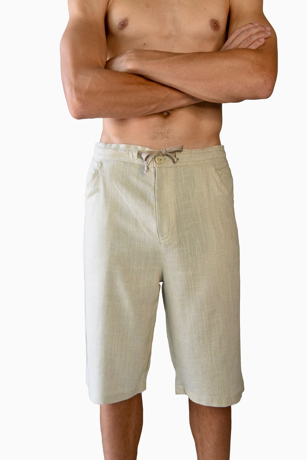 Linen Jorts Unisex - Image 4