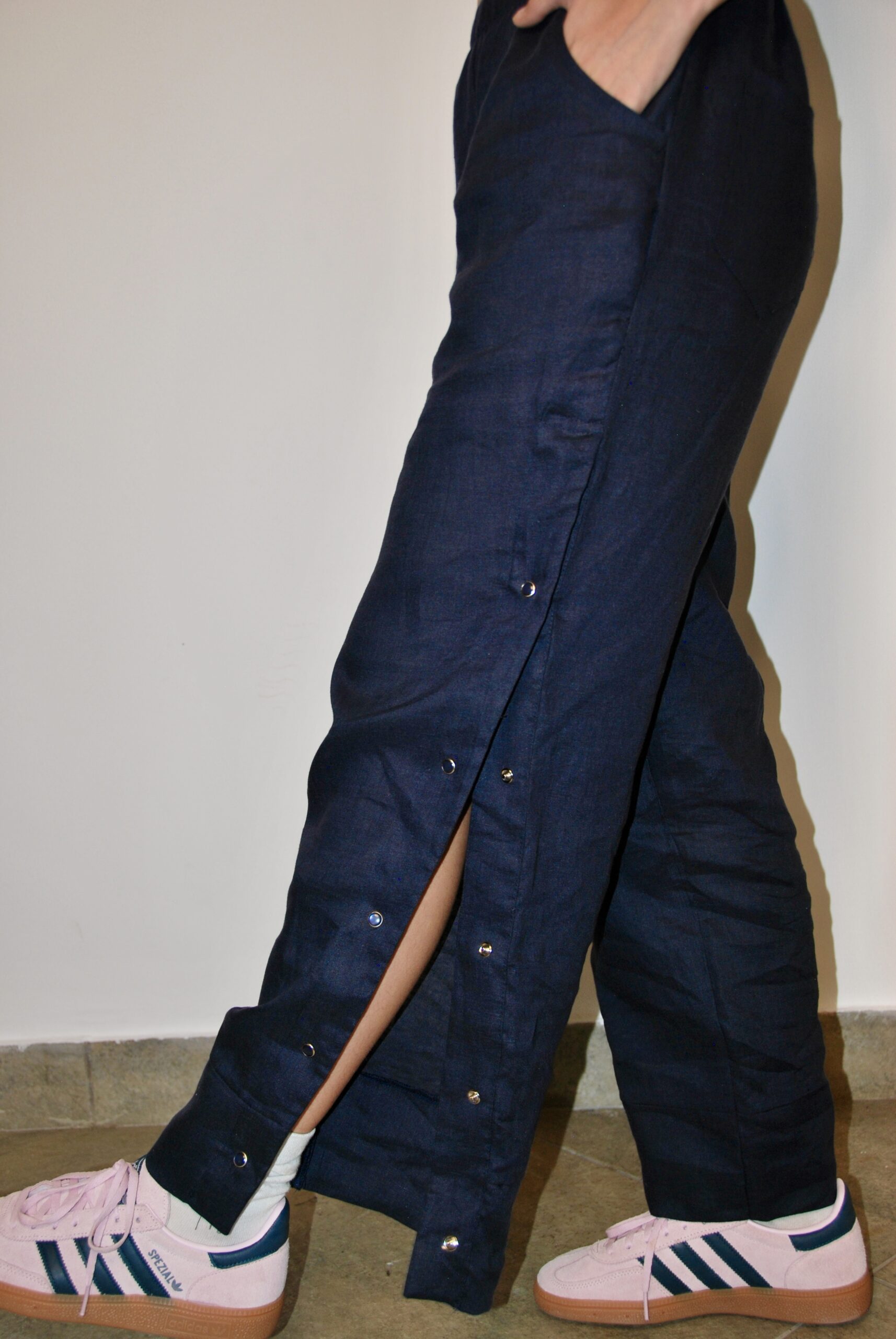 Linen Button Up Pants Unisex - Image 3